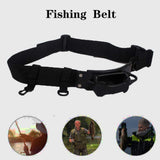 3rd Hand Rod Holder - Adjustable Belt Fishing Rod Holder for Fly Fishing Bank Fishing Belt Wading Accessories