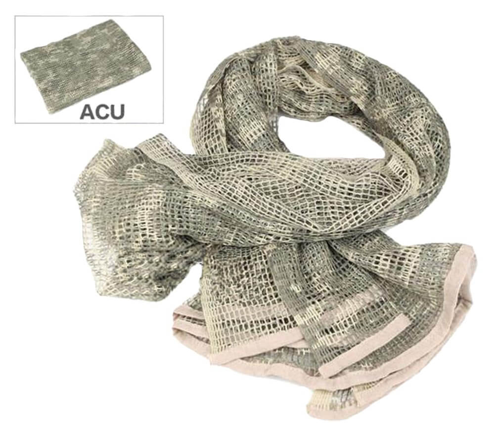 Neck Scarves Scarf Sniper Veil Tactical Mesh Net Camo Scarf For Wargame,Sports & Other Outdoor Activities