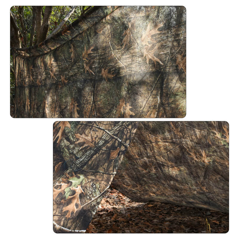 camouflage tarp netting Camo Burlap, Camouflage Netting Cover,Camo Netting for Hunting Ground Blinds 59" x 65.6' = 1.5m x 20m / MapleLeaf super 2.0