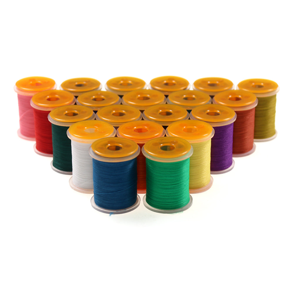 Kylebooker 70D/140D 100yards Fly Tying Thread Non Waxed Fly Tying Line 20 Colors