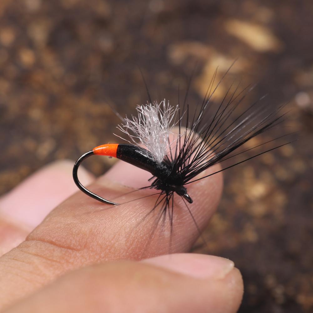 Kylebooker 8pcs Insects Flies Fly Fishing Lures Epoxy Ant Fly Trout Fishing Flies Artificial Insects Lure 8pcs bloody Ant
