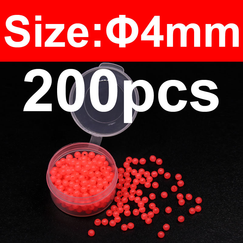 Kylebooker 200pcs Soft Mini Fly Tying Glow Beads Fly Tying Material We