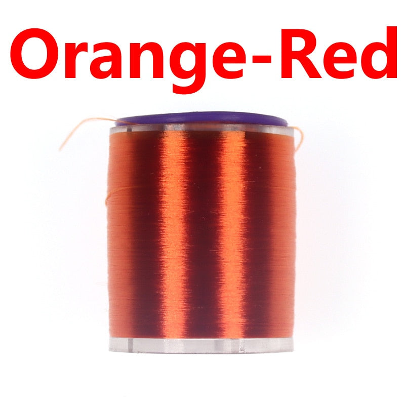 Kylebooker 75d linha de amarração de mosca de alta resistência fina com carretel de bobina padrão linha de amarração encerada para moscas secas e molhadas de ninfa