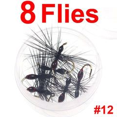 Kylebooker 8stk Insekter Fluer Fluefiskeri lokker Epoxy Myre Flueørred Fiske Fluer Kunstige insekter lokker