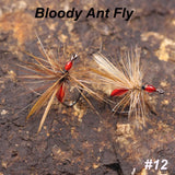Kylebooker 8 stks Insecten Vliegen Vliegvissen Lokt Epoxy Ant Fly Forel Vissen Vliegt Kunstmatige Insecten Lokken