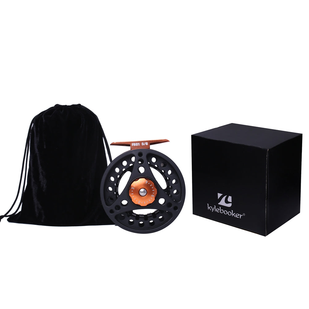 Kylebooker FR05 Fly Fishing Reel Large Arbor 2+1 BB with CNC
