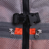 Kylebooker Atmungsaktive Mesh-Angelweste mit mehreren Taschen für Männer und Frauen FV01