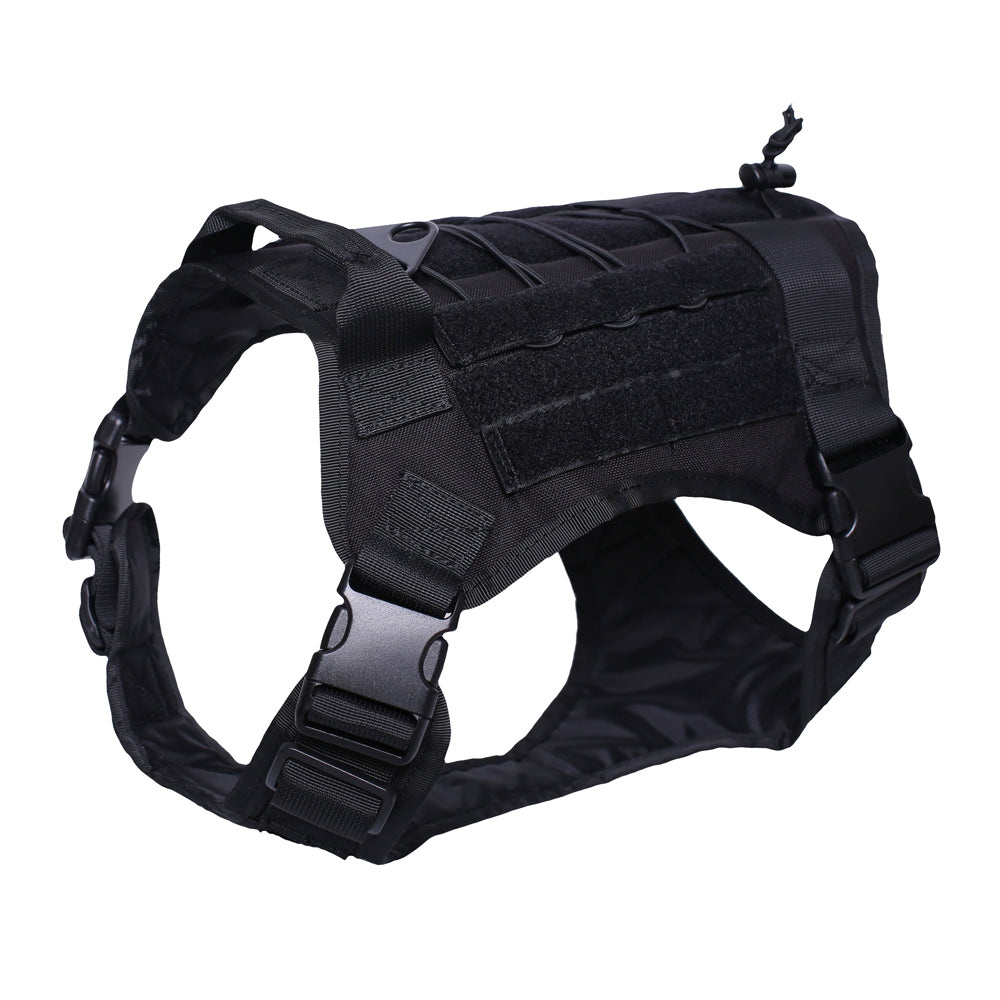 Tactical Dog Harness with 4X Metal Buckle,Dog MOLLE Vest with Handle,N –  Kylebooker