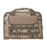 Specialist Series Tactical Double Scoped Handgun Firearm Case Discreet Pistol Bag for Outdoor Hunting Shooting Range, Lockable Compartment PC03