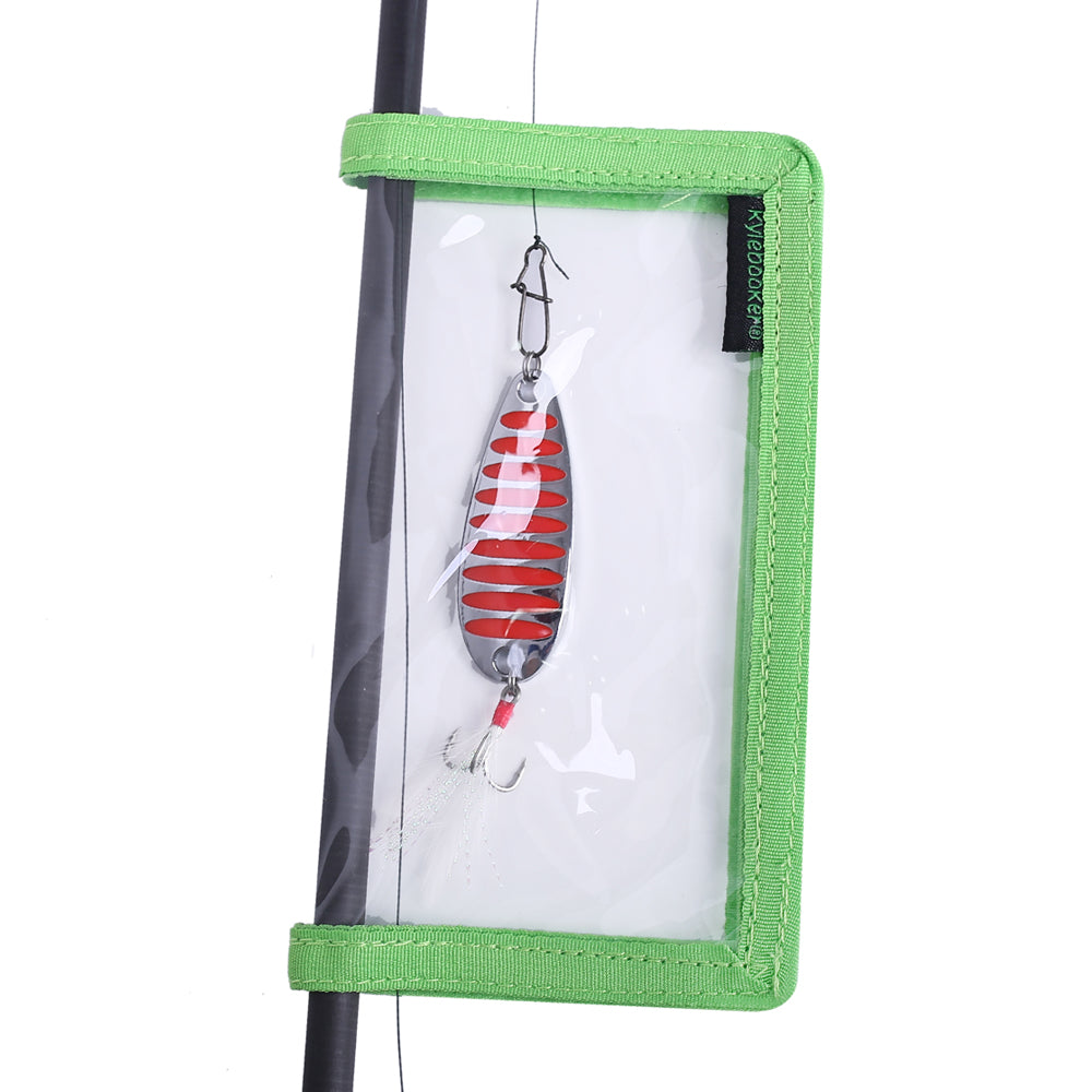Kylebooker Lot de 4 enveloppes pour leurres de pêche, équipement de pêche résistant à l'eau salée, housses pour hameçons
