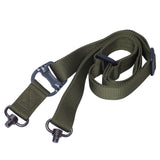 Single Point Rifle Sling with QD Sling Swivel & M-Rail Sling Mount Adjustable Length Rifle Sling Strap 1.25” Wide