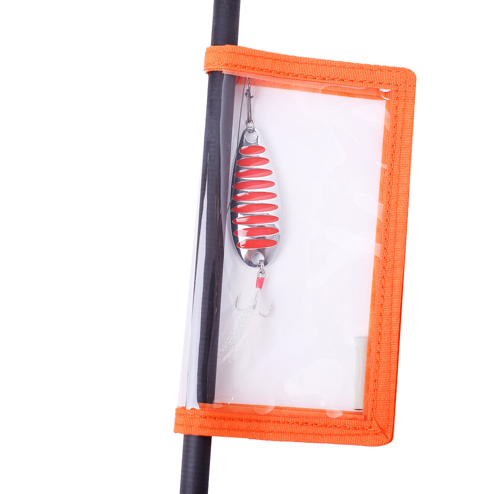 Kylebooker Fishing Lure Storage Bag Spinner Baits Wallet Case with 4 Packs  Fishing Lure Wraps