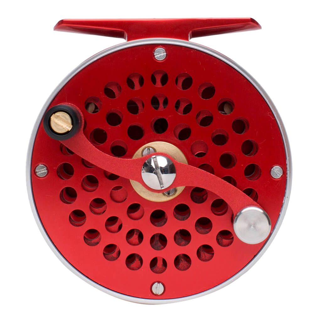 classic fly reel Kylebooker FR03 Red Vintage Classic Fly Reel FOR #3 TO #9 LINE Weight 3.0" FOR #5 TO #6 LINE WT