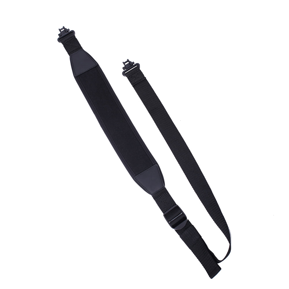 2 Point Rifle Sling with Swivels, Anti-Slip Shoulder Padded Strap, Length Adjustable Gun Sling for Outdoors
