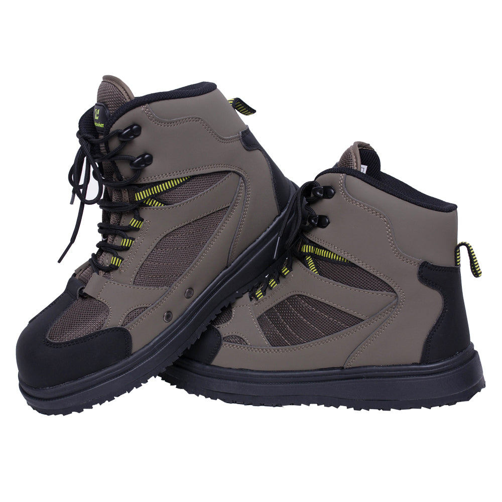 Kylebooker Fly Fishing Rubber Sole Wading Boots Waders Shoes WB002