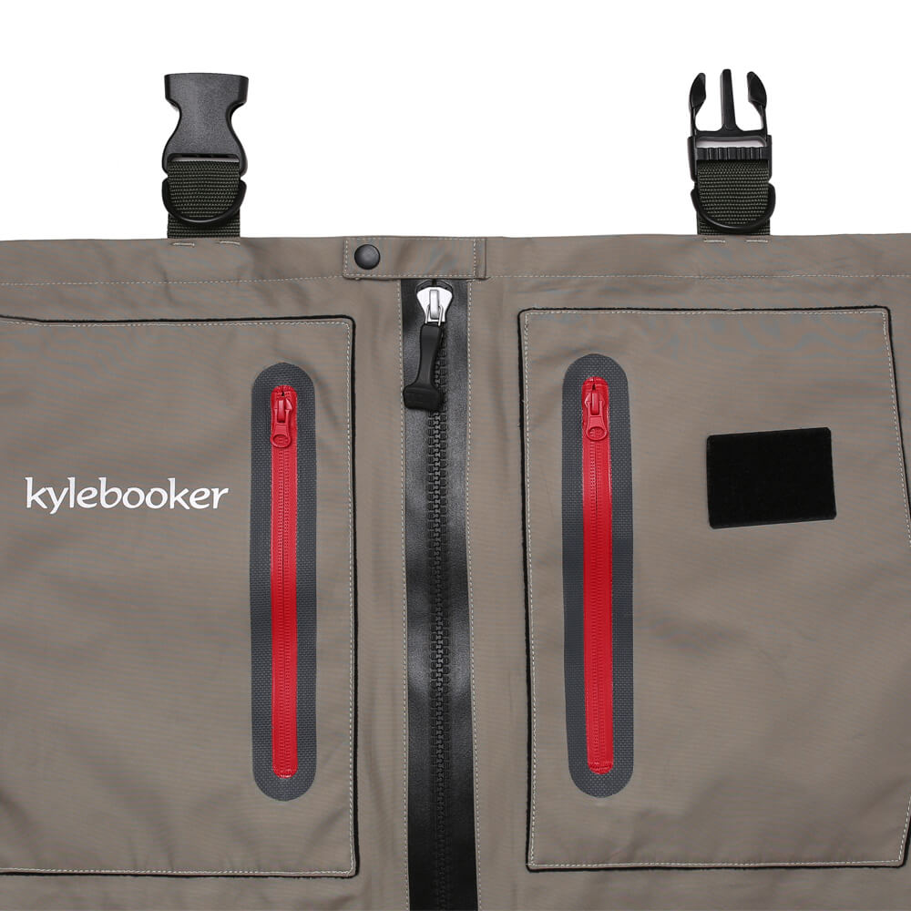 Vadeadores de pecho con pie de media transpirable de tela de cinco capas Kylebooker KB008