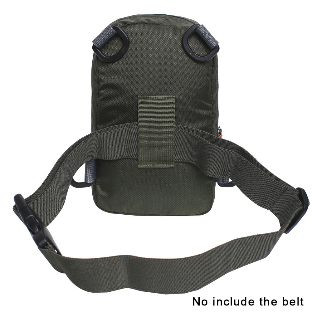 Kylebooker Bolsa de peito pequena para pesca com mosca, pacote de cintura leve SL01