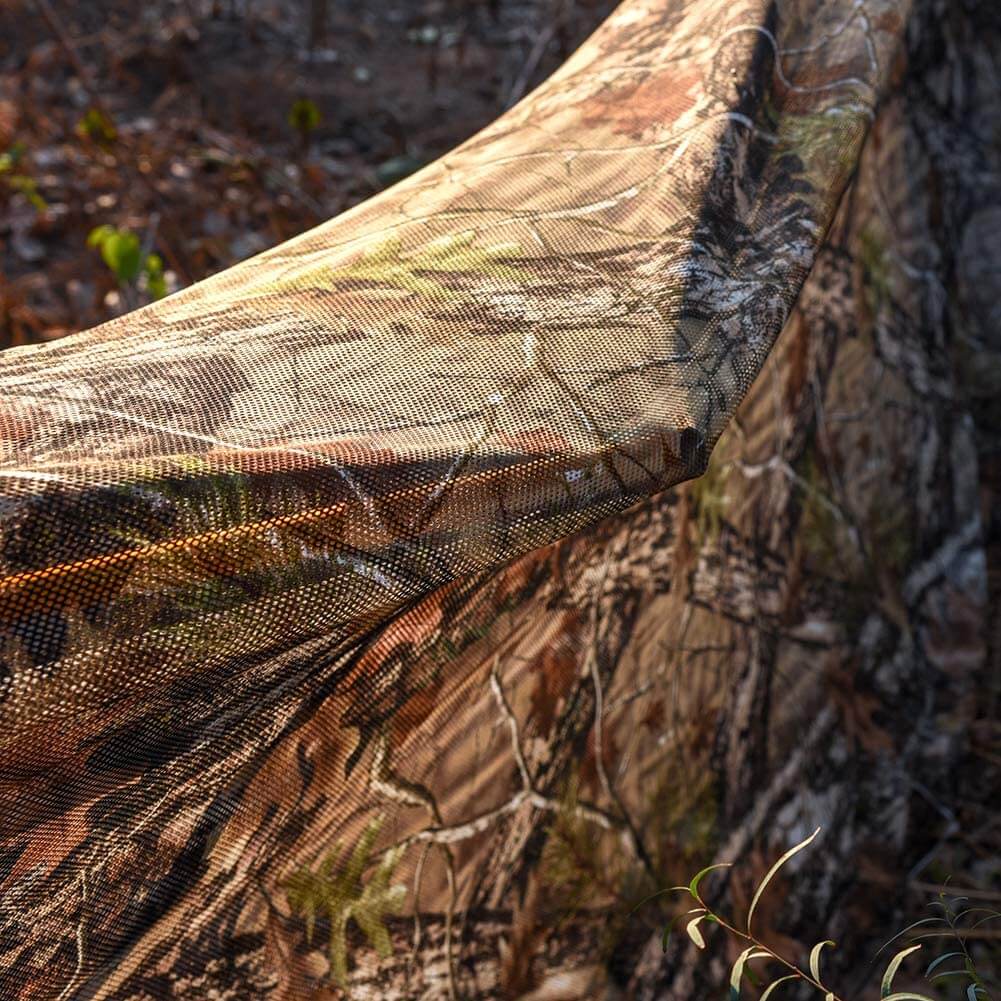 Red de caza de camuflaje de arpillera resistente, material ciego de arpillera de Camo, cubierta de red de camuflaje