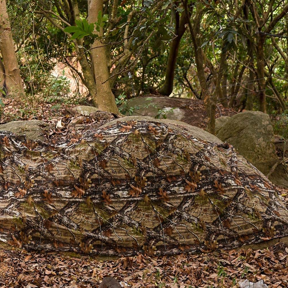 Red de caza de camuflaje de arpillera resistente, material ciego de arpillera de Camo, cubierta de red de camuflaje