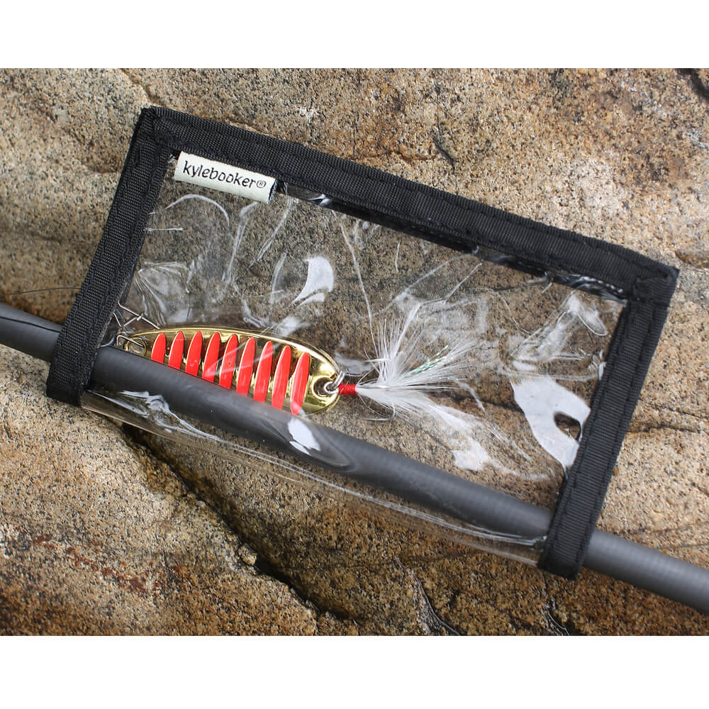 4 pack of lure protectors wrap fishing small Kylebooker 4 Packs Fishing Lure Wraps Clear PVC Protective Covers