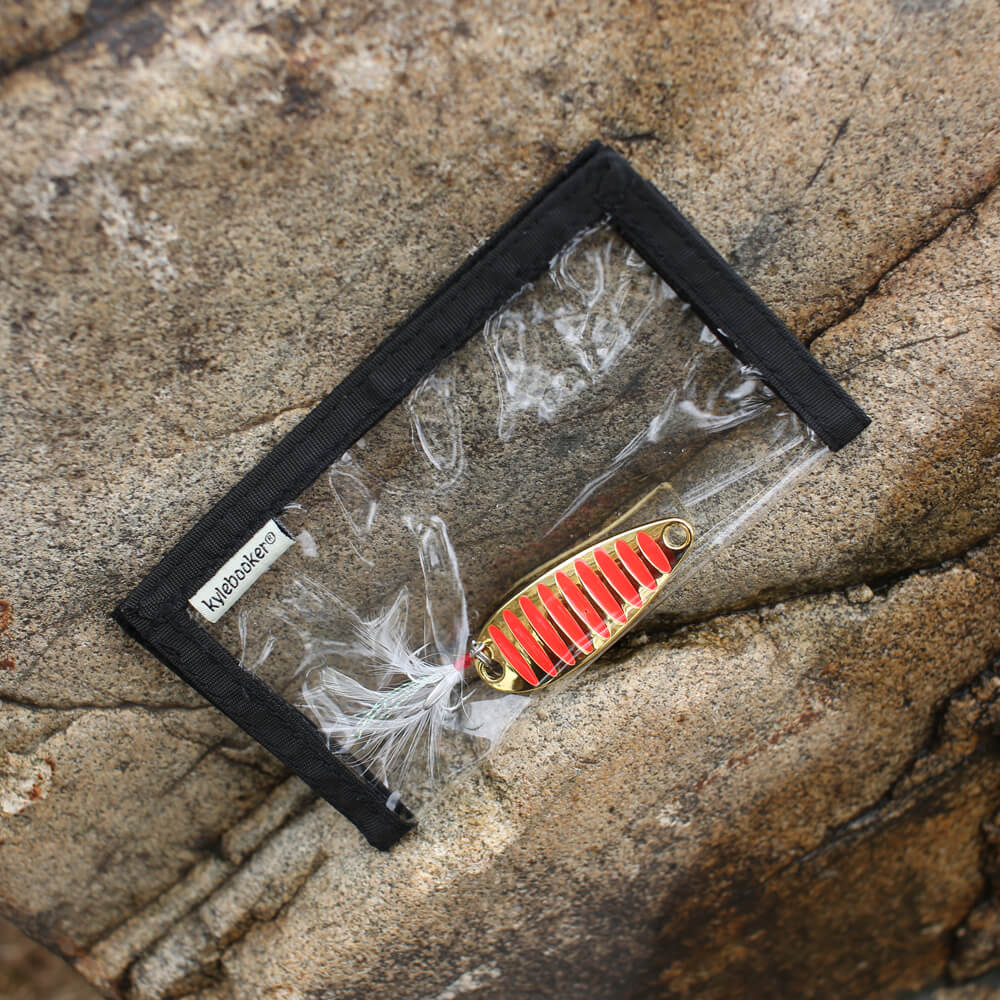 fish lure cover Kylebooker 4 Packs Fishing Lure Wraps Clear PVC Protective Covers