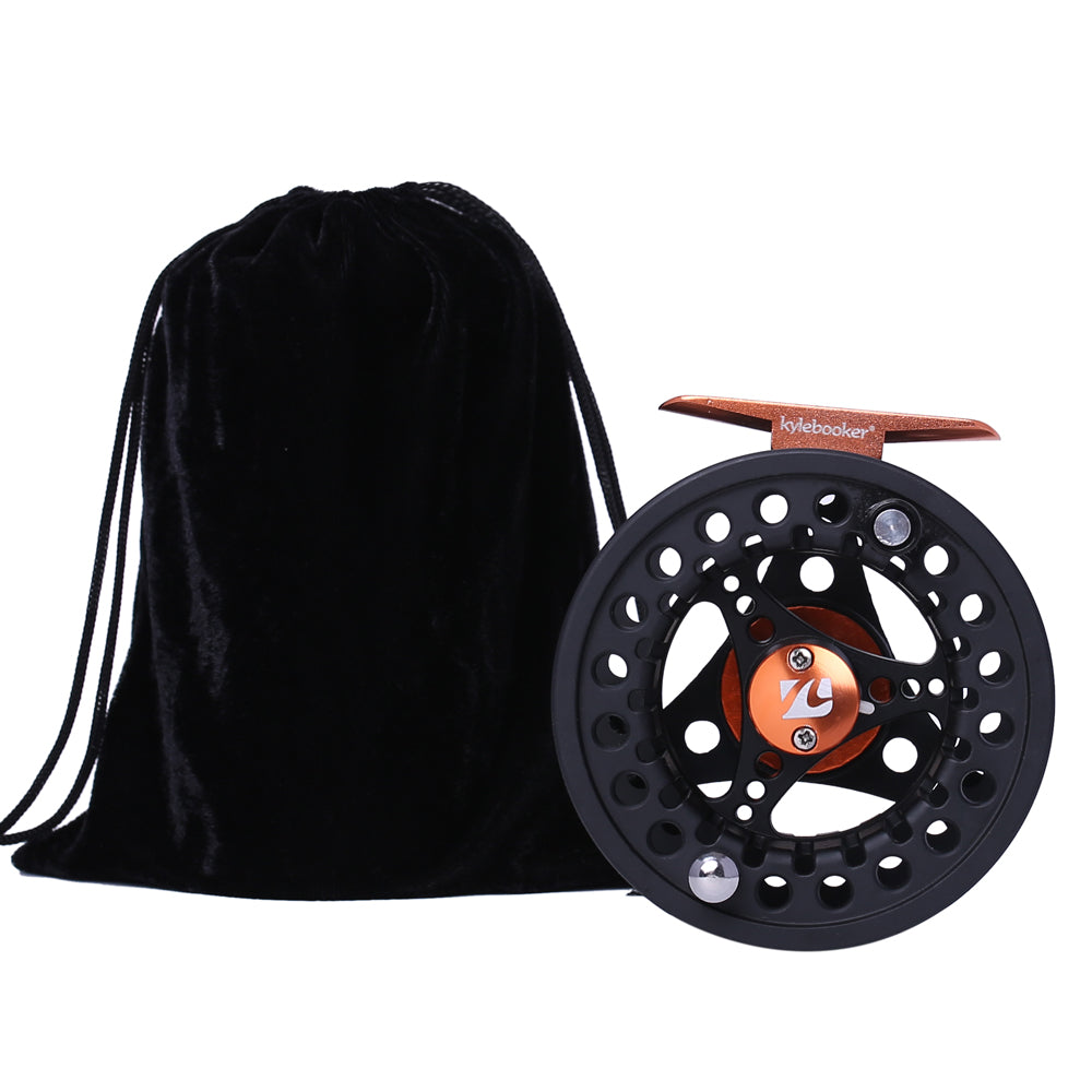 Kylebooker Fly Fishing Reel Large Arbor with Aluminum Body Fly