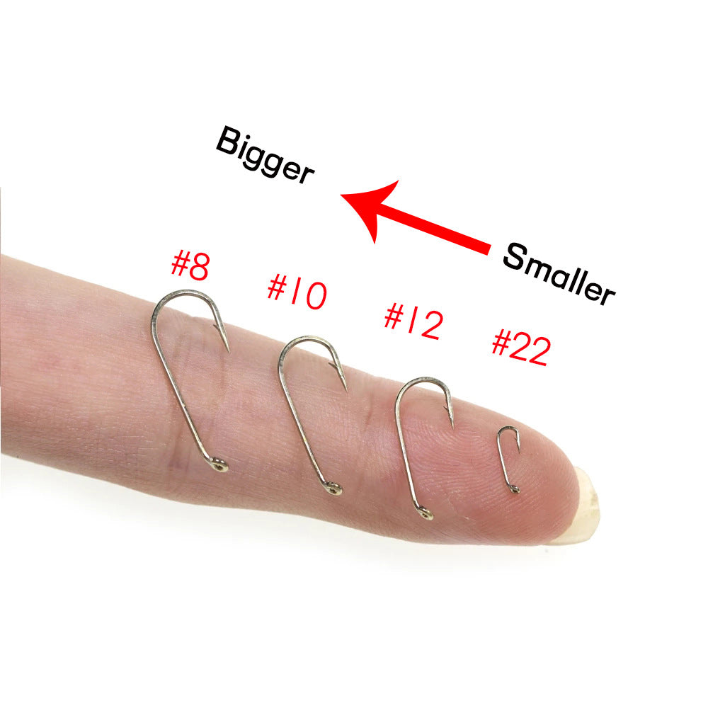 Kylebooker 1000pcs High Carbon Steel Fly Fishing Hooks 8#~22#Dry&Wet&Nymph&Shrimp Caddis Pupa Streamer Fly Tying Hooks Black Nickel / 8# Kylebooker 1000pcs High Carbon Steel Fly Fishing Hooks 8#~22#Dry&Wet&Nymph&Shrimp Caddis Pupa Streamer Fly Tying Hooks Black Nickel / 8#