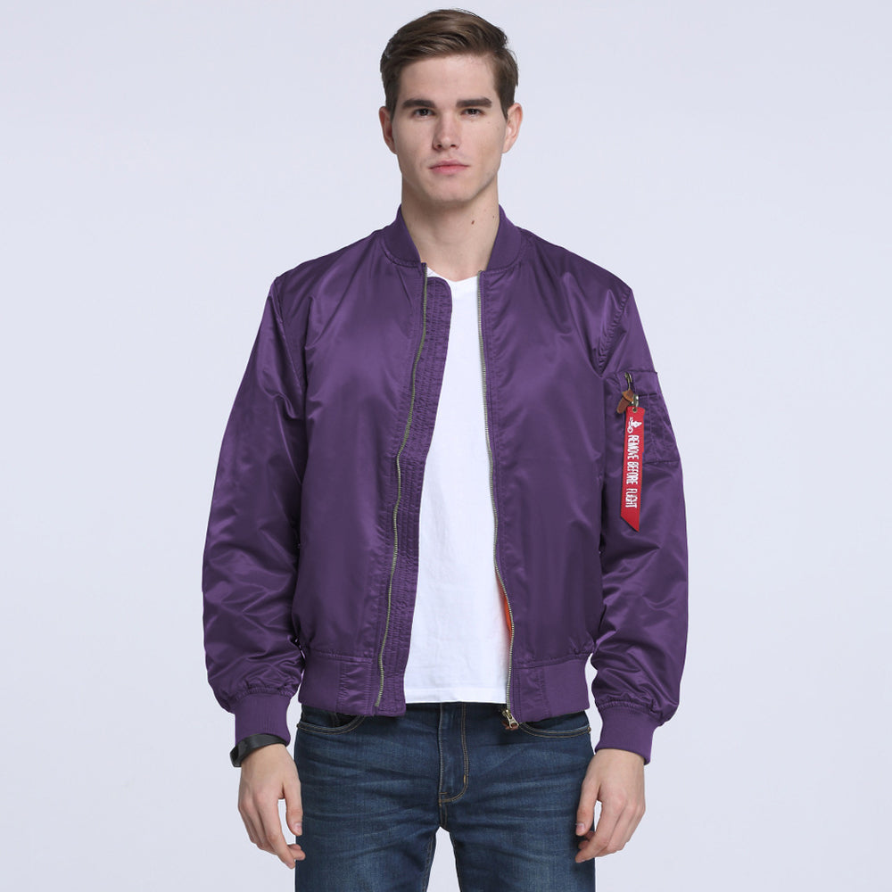 Purple Bomber Jacket
