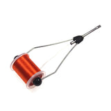Kylebooker-soporte para bobinas de atado de moscas, punta bicerámica, atado suave, moscas de pesca, señuelos, herramientas para atado de moscas, 1 ud.