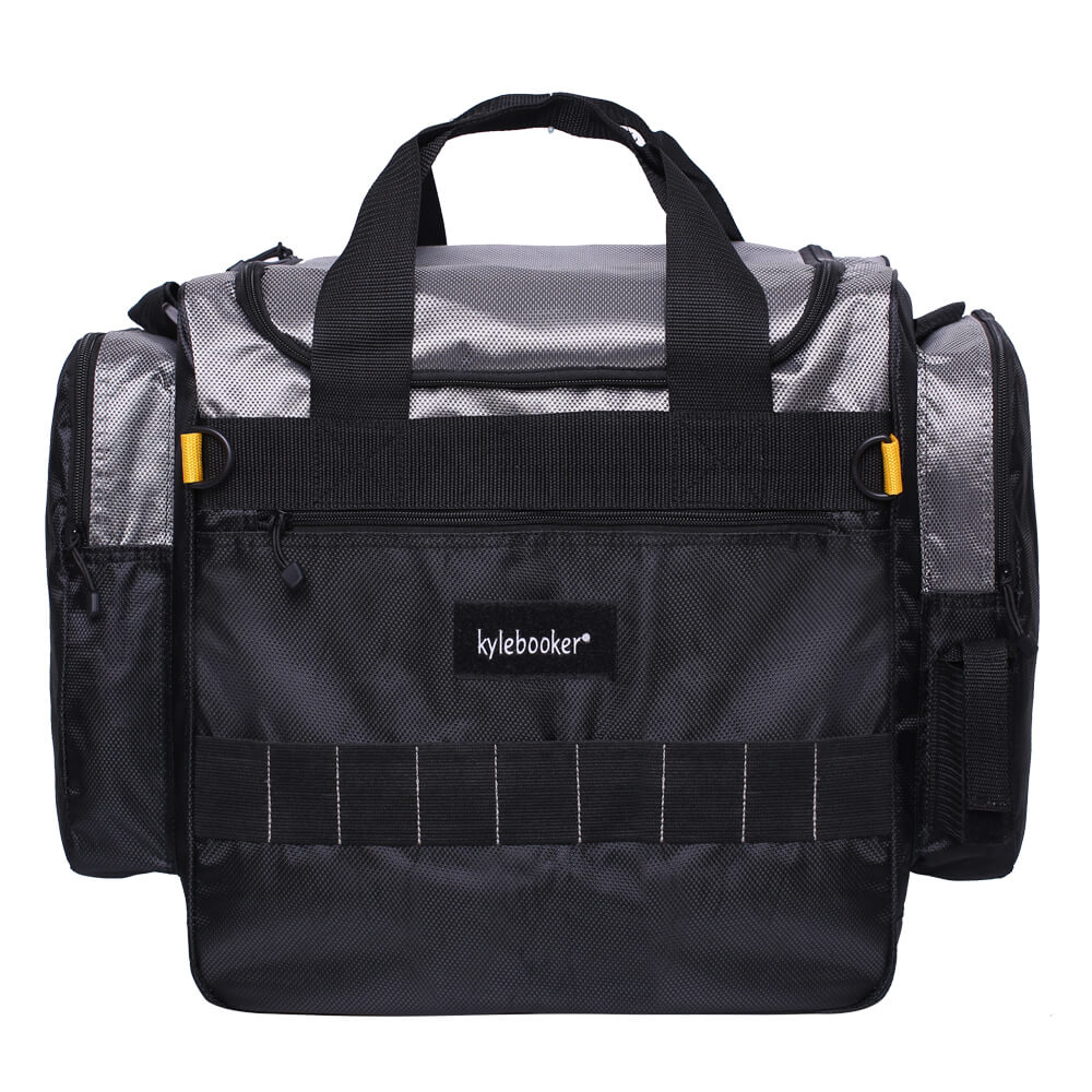 fishing tackle bag amazon Kylebooker Large Fishing Tackle Bag TB02 Black