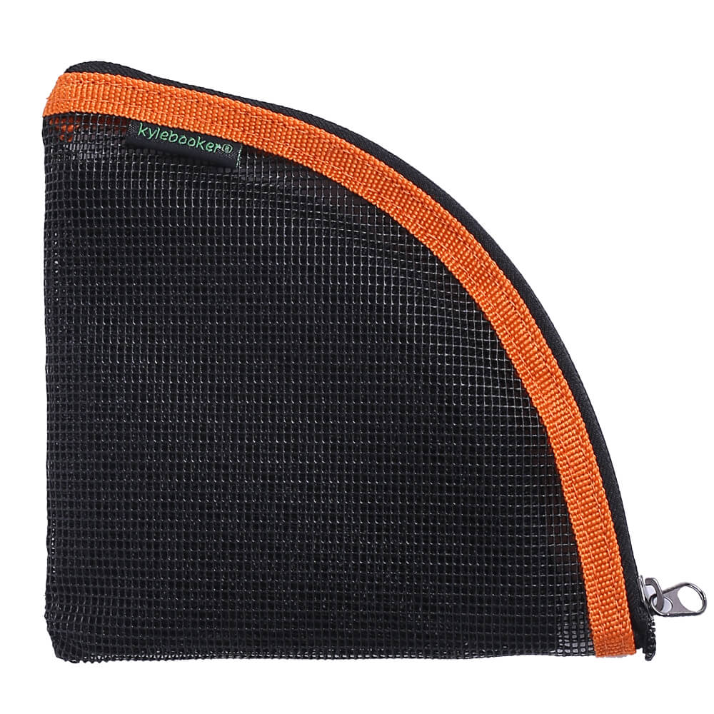 Bolsa de almacenaje para cables de pesca con mosca, estuche Tippet de red como líder, almacenamiento Tippet, 7 ranuras, paquete de sedal, billetera, bolsa de aparejos de pesca