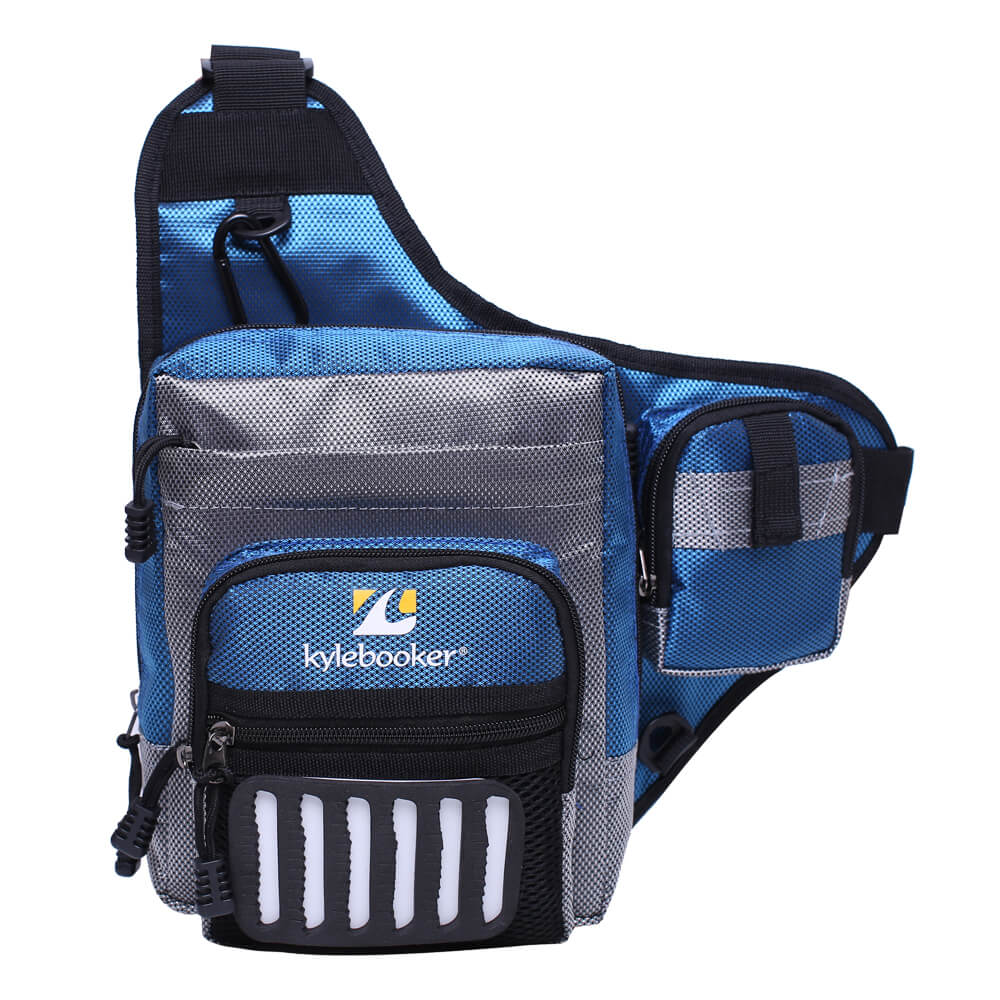 Kylebooker Fishing Waist Pack Tackle Storage Bags SL02 Blue Kylebooker Fishing Waist Pack Tackle Storage Bags SL02 Blue