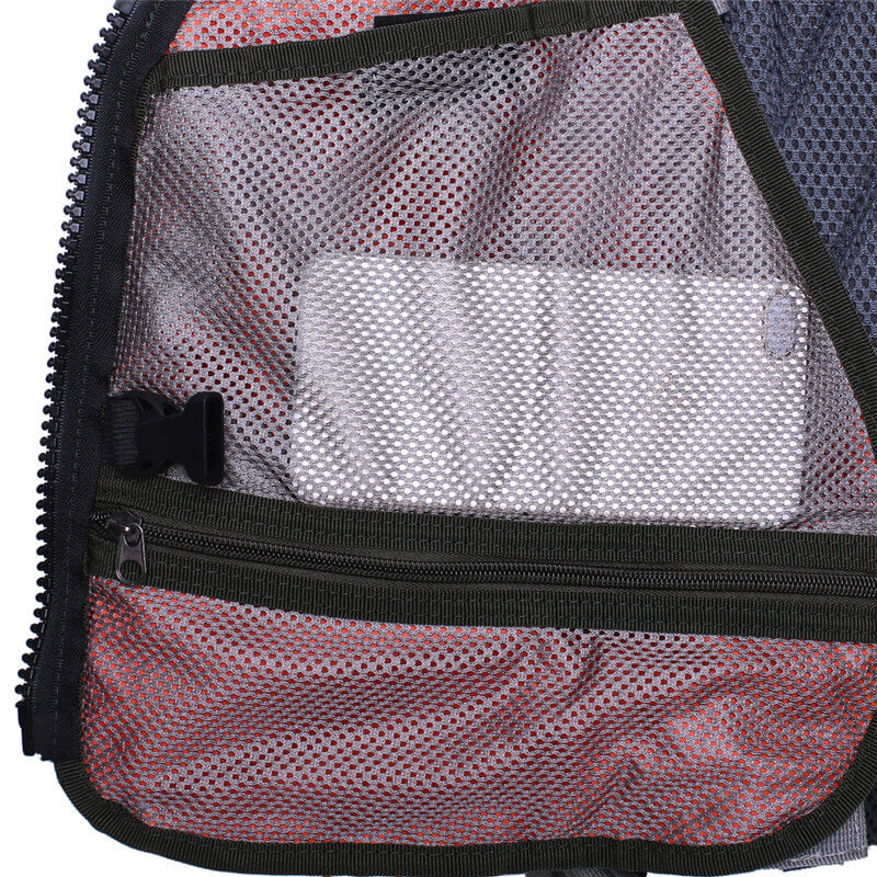 Kylebooker Premium verkkokalastusliivipaketti, jossa on useita taskuja miehille ja naisille FV02