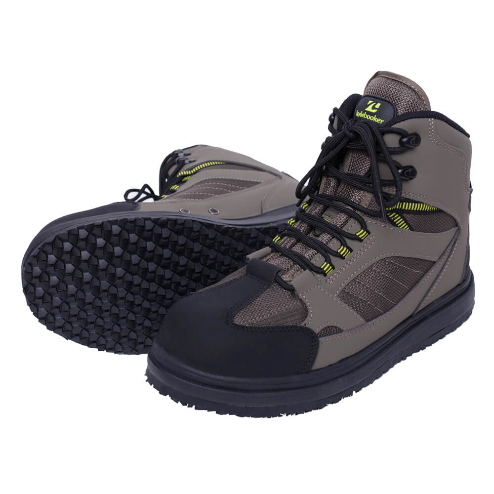 Kylebooker Pesca con mosca Fieltro y suela de goma Botas para vadear Zapatos para vadeadores WB001