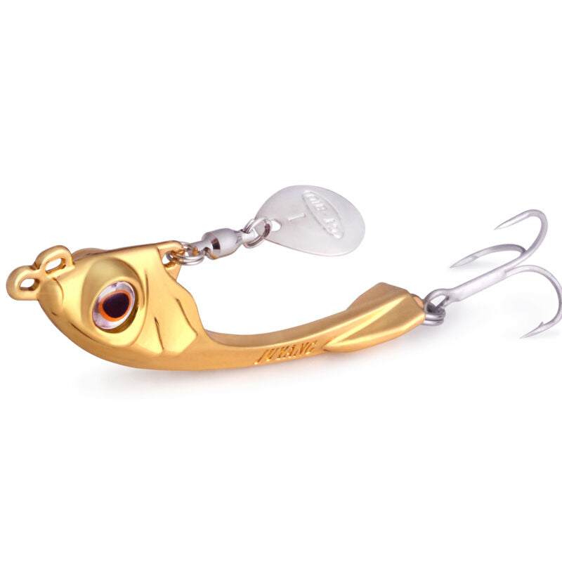 Leurres de pêche Sep Spinner VIB 7500mg 10g 15g appâts métalliques leurre de pêche dur rotation des paillettes