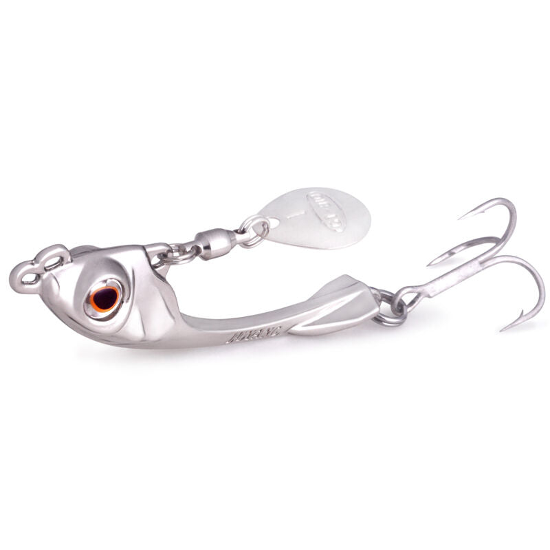 Metal Spinner Lure Vib Tail Long Cast Bait Spoon For Bass Trout