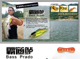 Bass Prado Laser Minnow Fishing Lure pesca hooks fish wobbler tackle crankbait artificial japan hard bait swimbait
