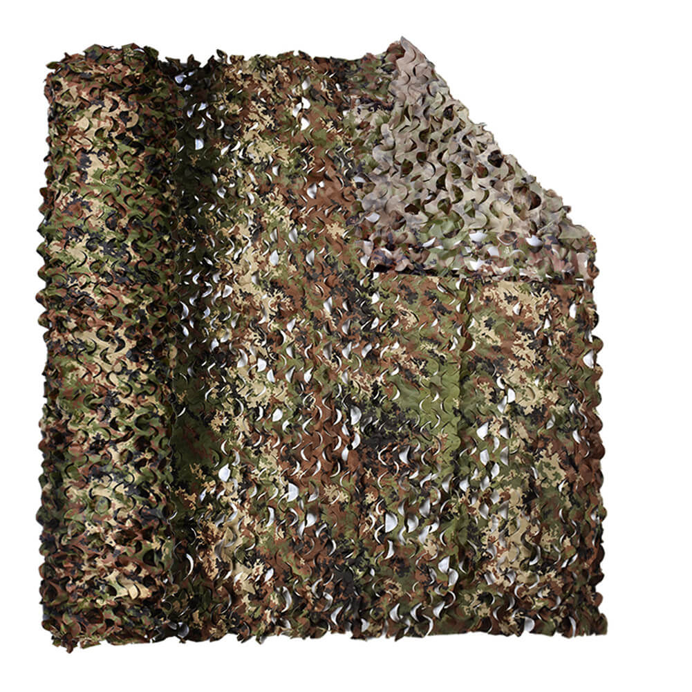 Camouflage Net Military Nets Bulk Roll Lett Slitesterk Uten Grid for solskjermedekorasjon